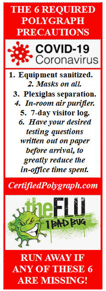 Los Angeles polygraph test during coronavirus